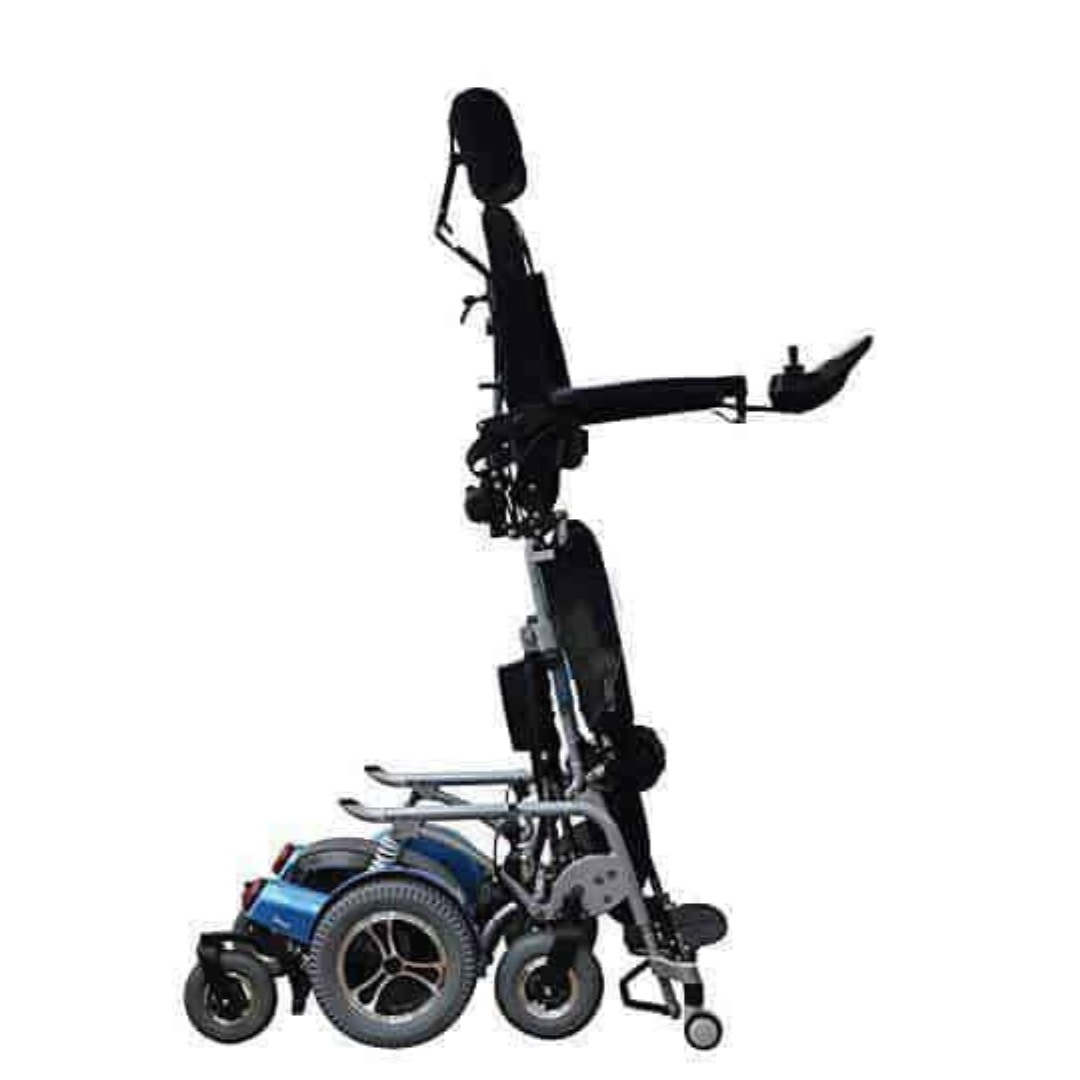 Foldawheel Draco Electric Standing Power Wheelchair with Lie Down, Stand, Sit and Recline Positions - primehubstore.shop Power Chairs