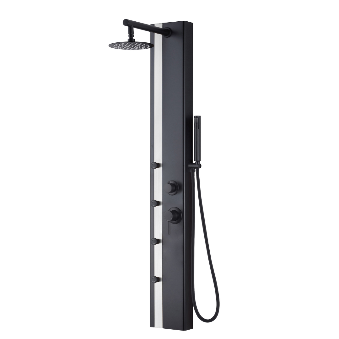 Pulse ShowerSpas Eclipse Shower System with 8" Rain Showerhead - primehubstore.shop Shower Systems