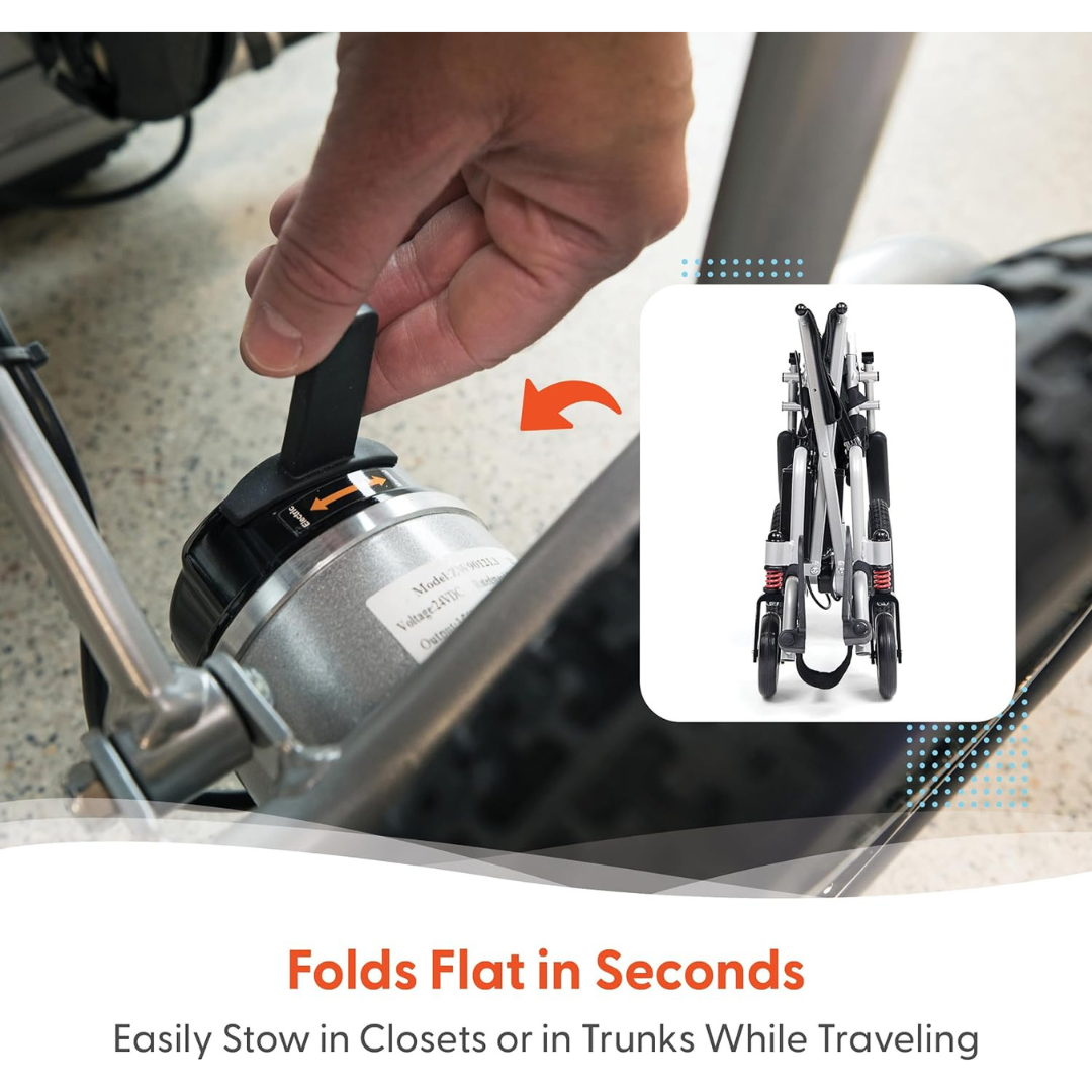 Journey Air Lightweight Folding Power Chair - Only 35 lbs - primehubstore.shop Power Chairs