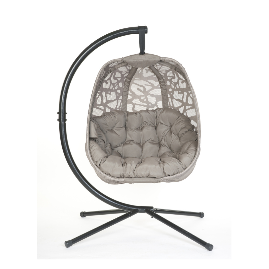 FlowerHouse Hanging Egg Patio Chairs with Stand - Indoor & Outdoor - primehubstore.shop Hanging Chairs