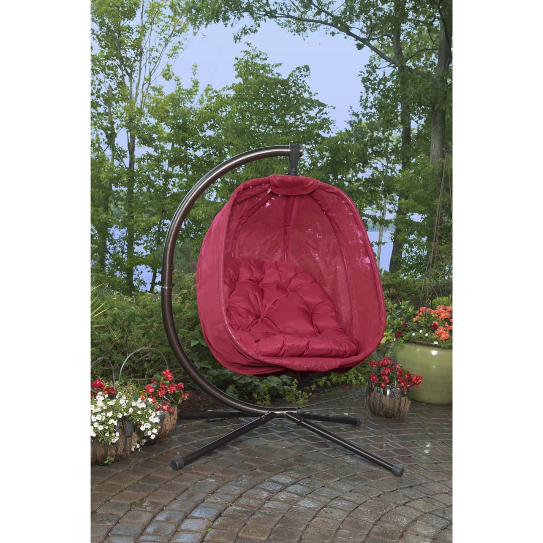 FlowerHouse Hanging Egg Patio Chairs with Stand - Indoor & Outdoor - primehubstore.shop Hanging Chairs