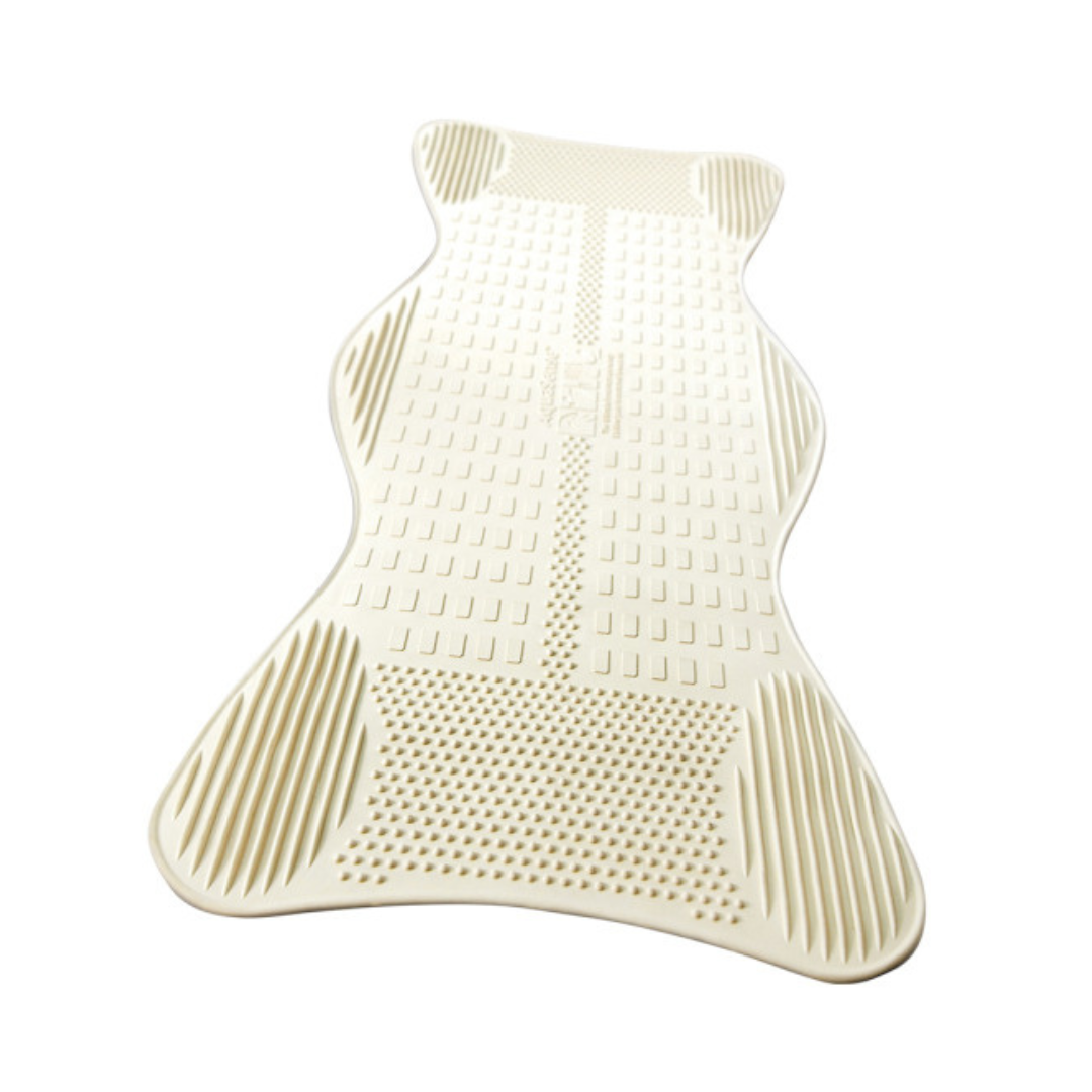 AquaSense Contoured Bath Mat with Invigorating Massage Zones - primehubstore.shop shower mats