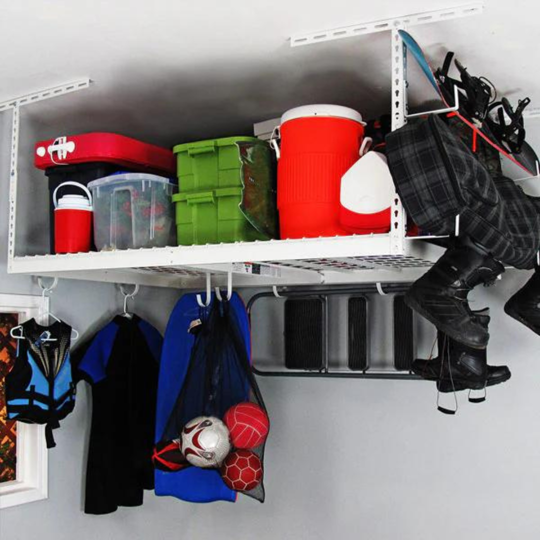 Saferacks – 4×6 Overhead Garage Storage Rack - primehubstore.shop Storage Racks