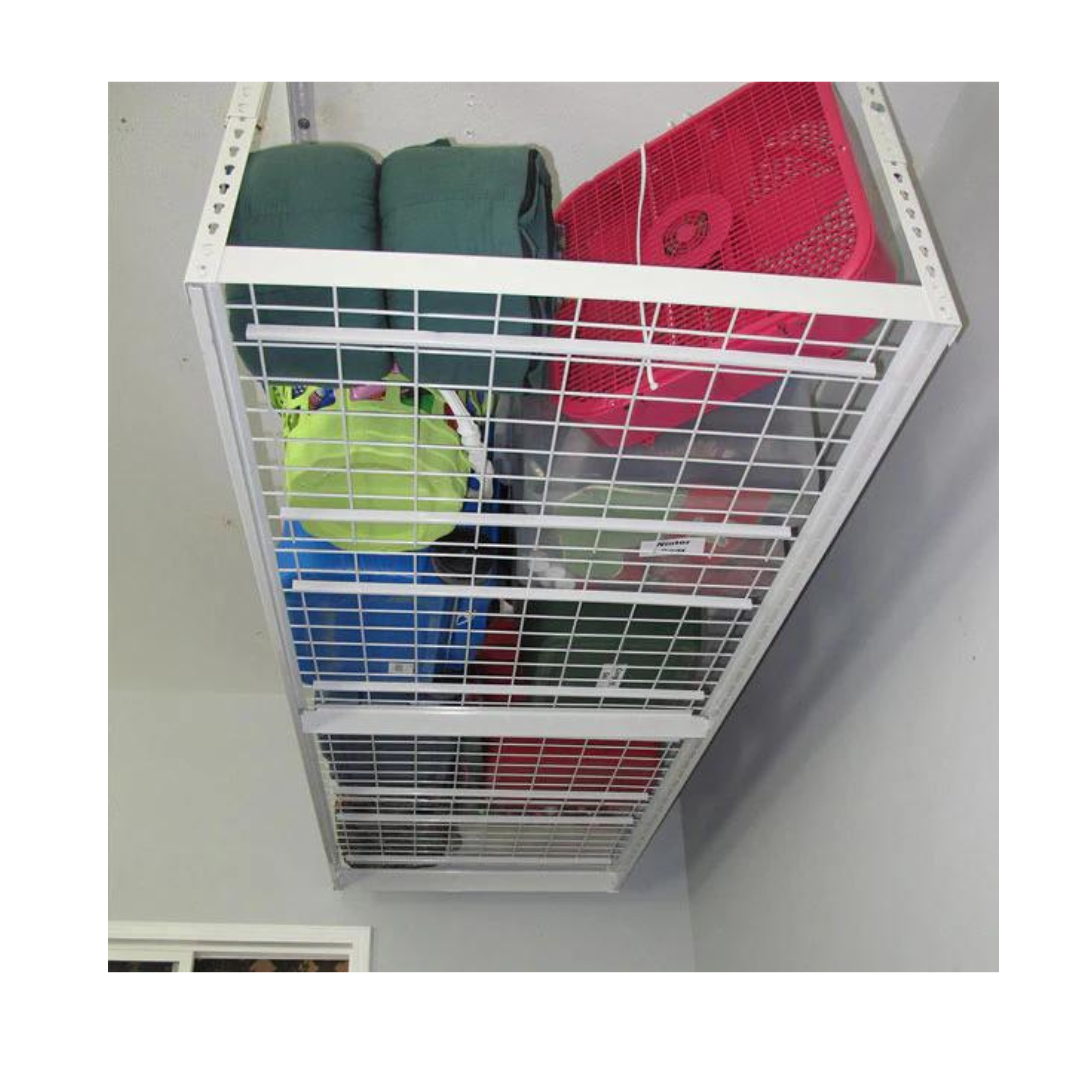 Saferacks – 3x8 Overhead Garage Storage Rack with Hook Set - primehubstore.shop Storage Racks