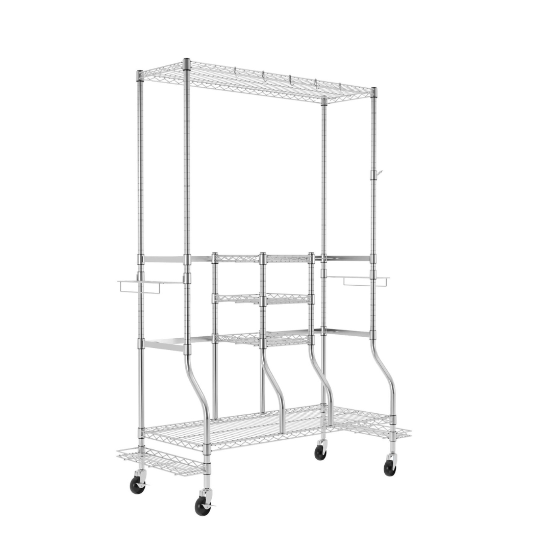 SafeRacks Golf Equipment Organizer & Rolling Storage Rack - primehubstore.shop Golf Storage