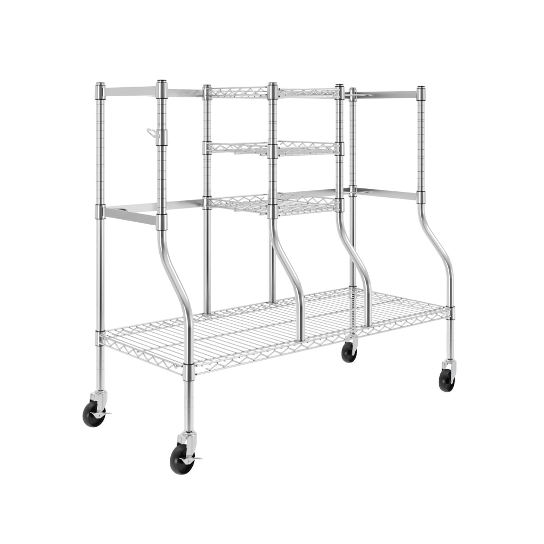 SafeRacks Golf Equipment Organizer & Rolling Storage Rack - primehubstore.shop Golf Storage