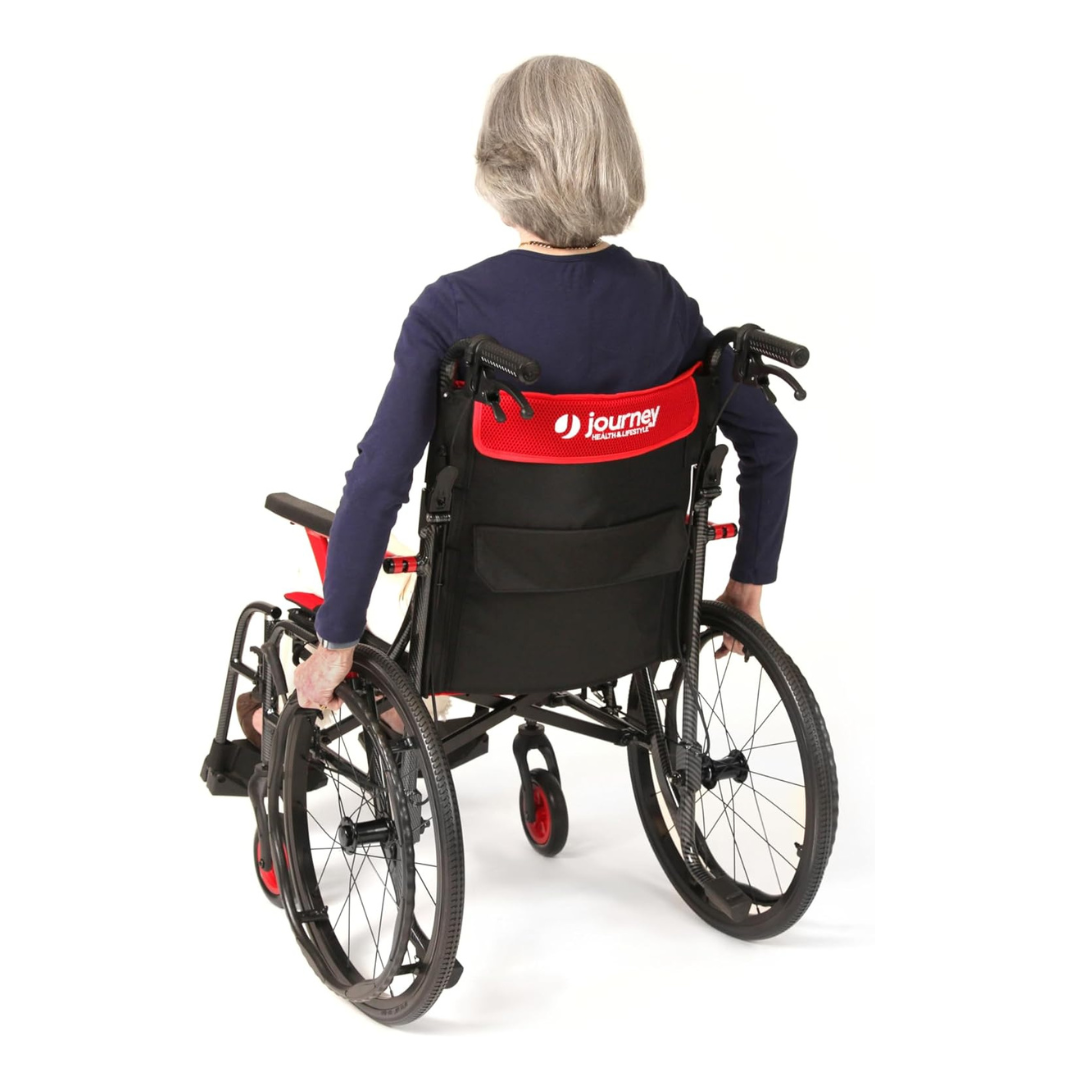 Journey So Lite C2 Super Lightweight Folding Wheelchair - Only 14 lbs - primehubstore.shop Wheelchairs