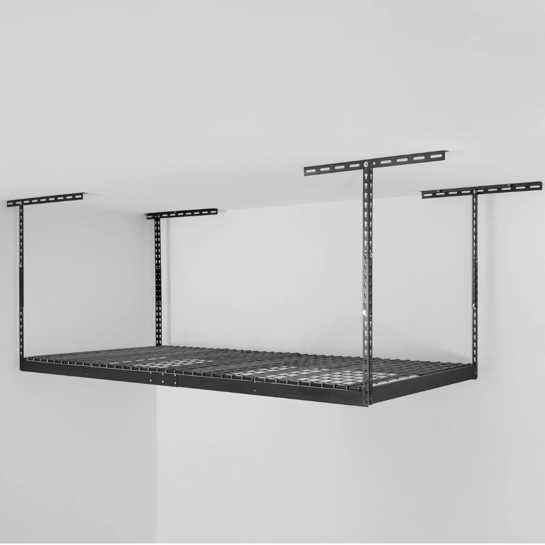 Saferacks – 4×8 Overhead Garage Storage Rack - HD Storage Solution - primehubstore.shop Storage Racks
