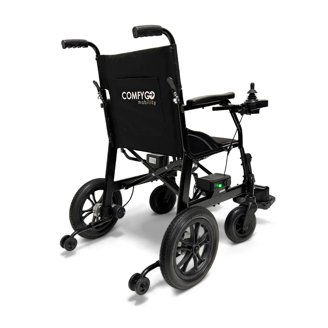 ComfyGo X-Lite Ultra Lightweight Foldable Electric Wheelchair For Travel - primehubstore.shop Power Chairs