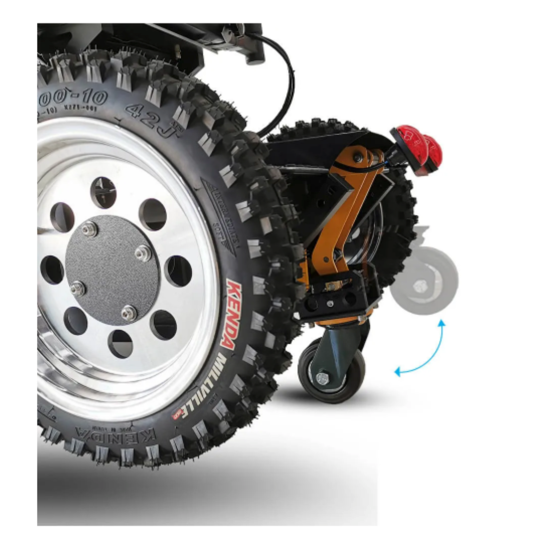 Foldawheel 4X4 All Terrain Indoor Outdoor 4 Wheel Drive Stair Climbing Gyroscope Power Electric Wheelchair - primehubstore.shop Power Chairs