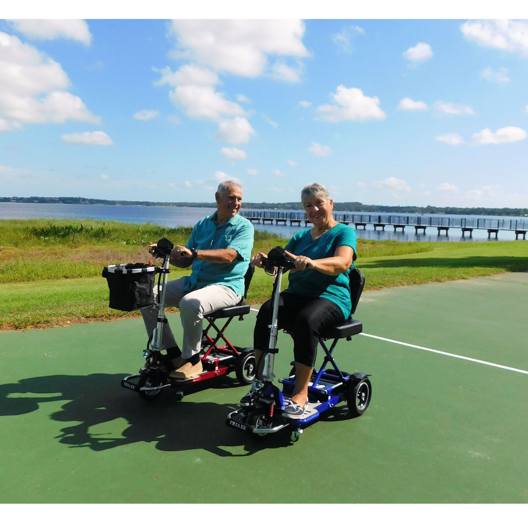 Triaxe Cruze Folding Portable Mobility Scooter - Up to 18 Miles - primehubstore.shop Scooters