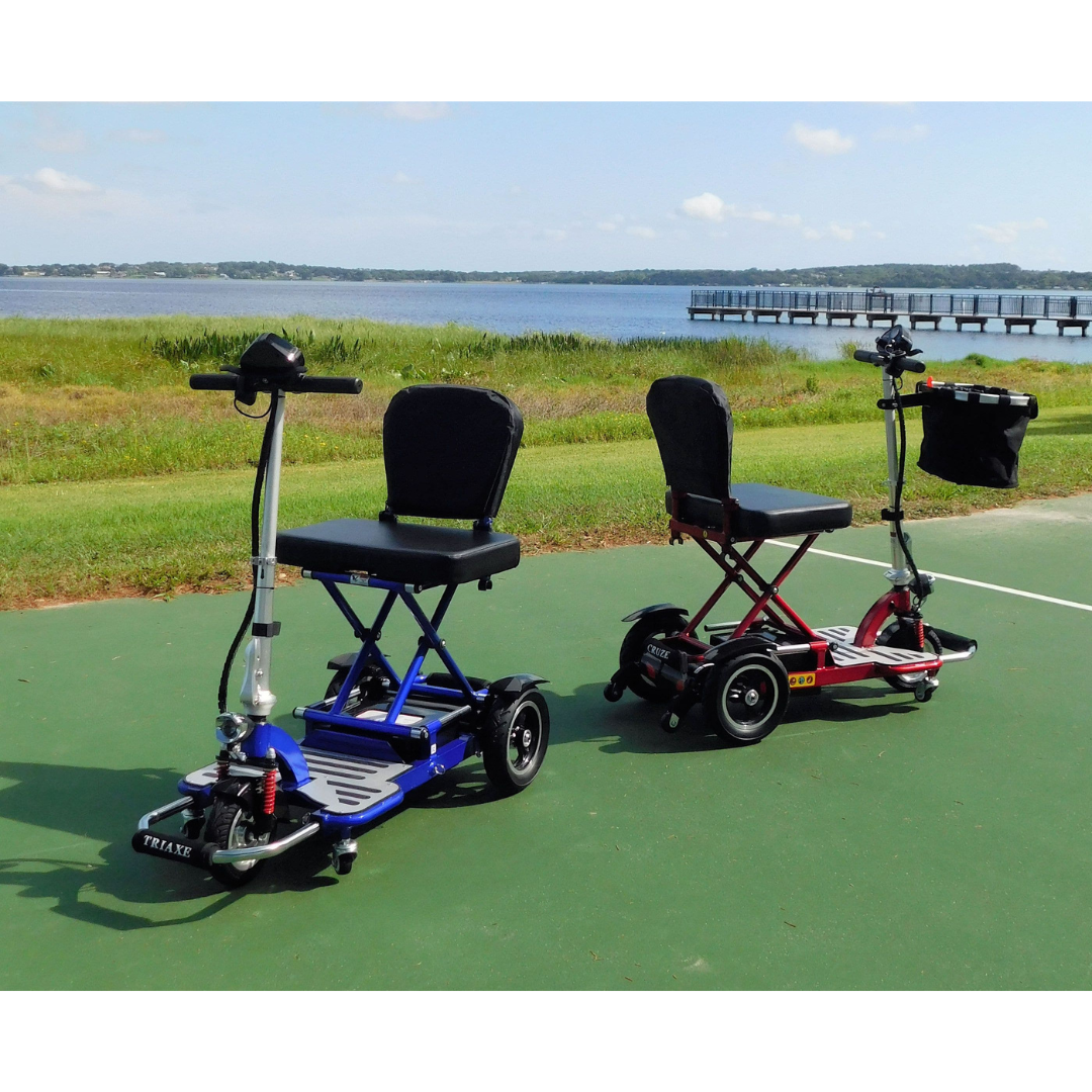 Triaxe Cruze Folding Portable Mobility Scooter - Up to 18 Miles - primehubstore.shop Scooters
