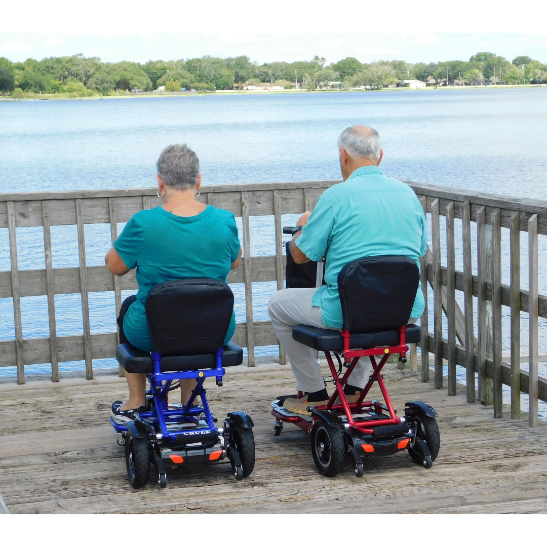 Triaxe Cruze Folding Portable Mobility Scooter - Up to 18 Miles - primehubstore.shop Scooters