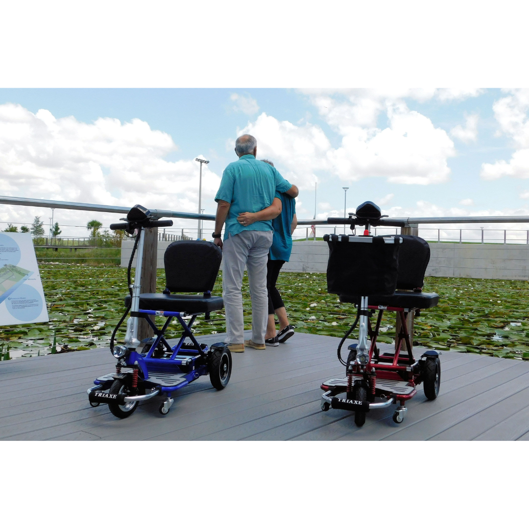 Triaxe Cruze Folding Portable Mobility Scooter - Up to 18 Miles - primehubstore.shop Scooters