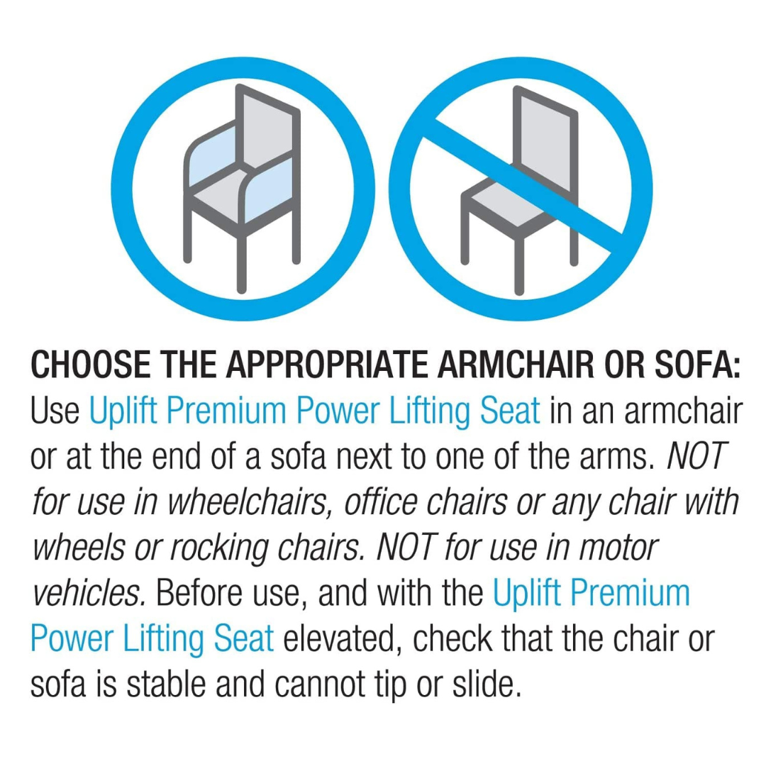 Carex Upeasy Power Seat, Portable Electric Lifting Seat - Support for Up to 300 Pounds - primehubstore.shop Stand Assist Aids