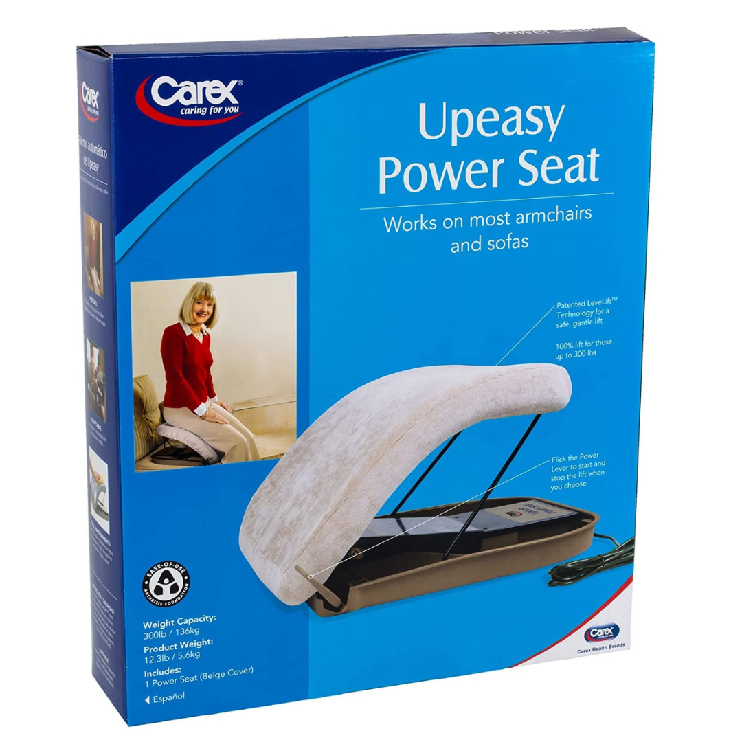 Carex Upeasy Power Seat, Portable Electric Lifting Seat - Support for Up to 300 Pounds - primehubstore.shop Stand Assist Aids