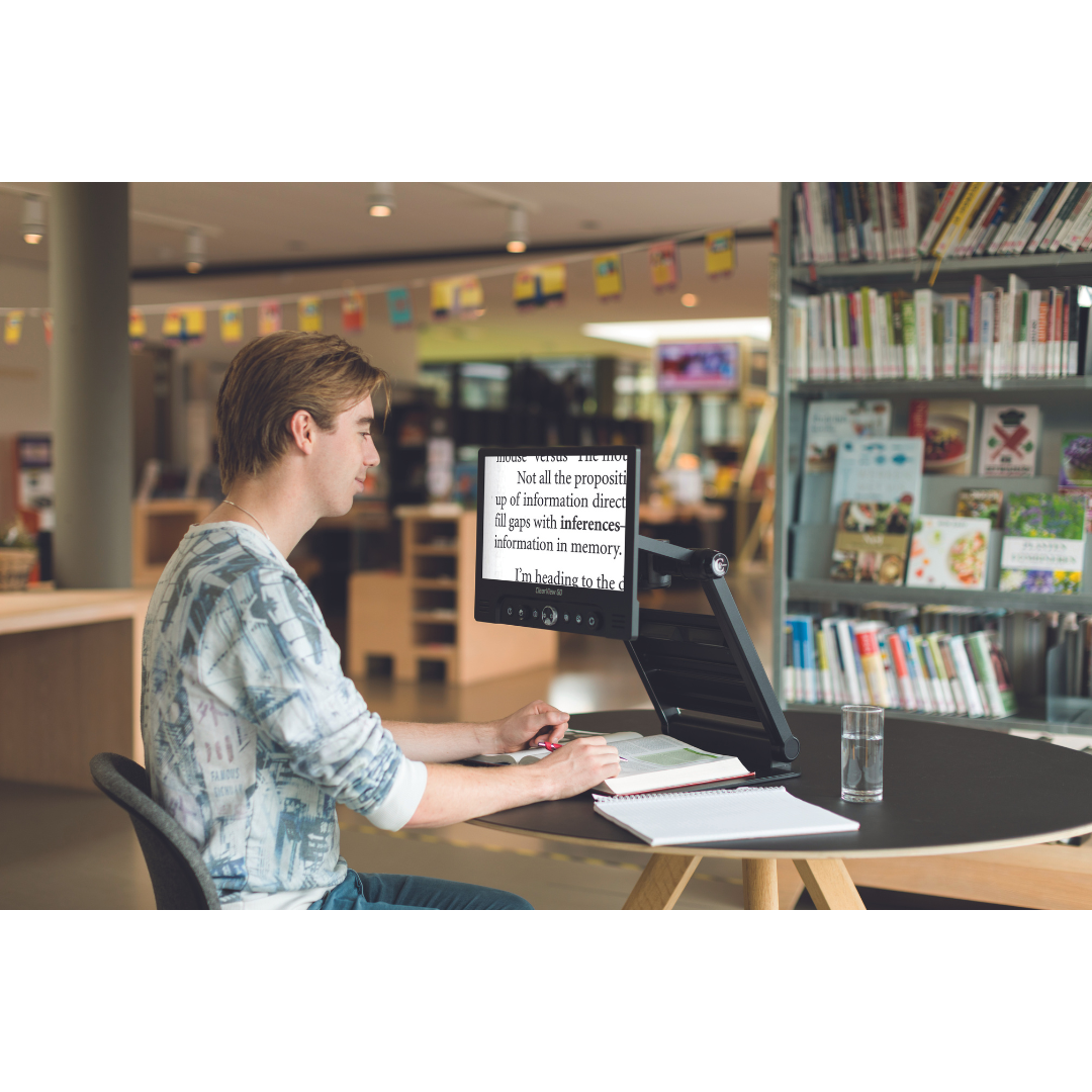 Optelec ClearView GO 17" HD Portable Video Low Vision Magnifier - primehubstore.shop Vision Enhancers