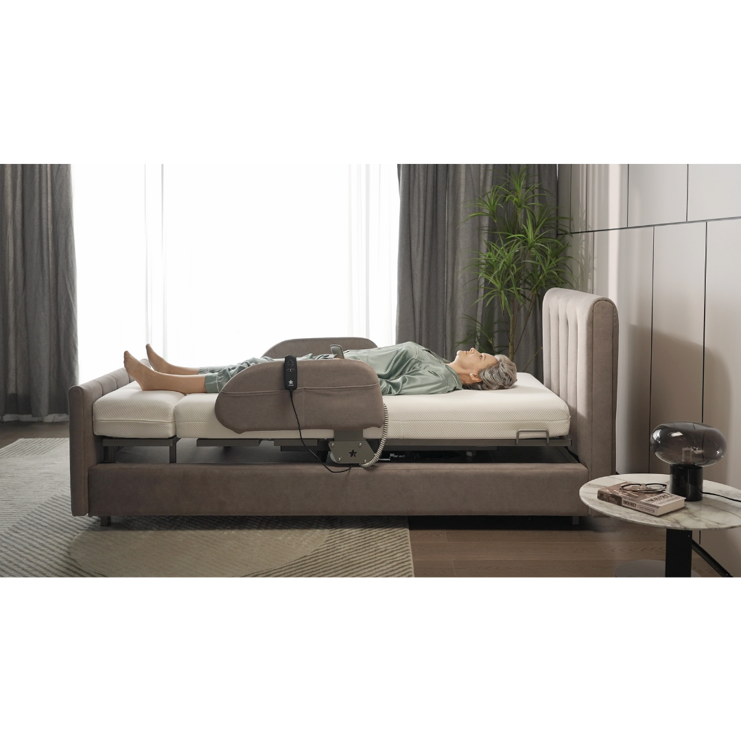 Charme Starsleep Orin Full Electric Rotating Bed Package with Stand Assist - primehubstore.shop Full Electric Beds