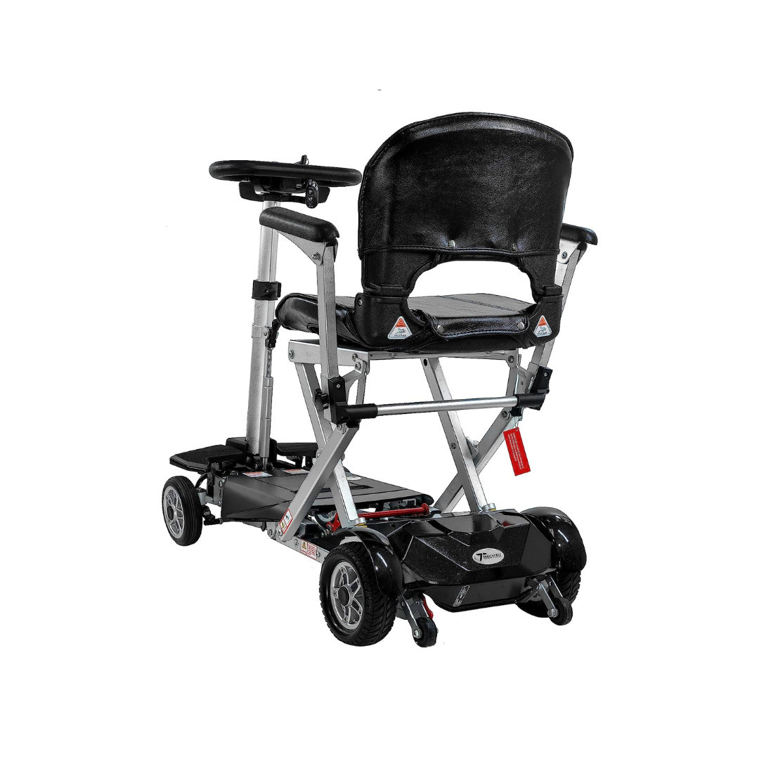 Solax Transformer 2 Electric Automatic Folding Mobility Airline Approved Travel Scooters - Black rear