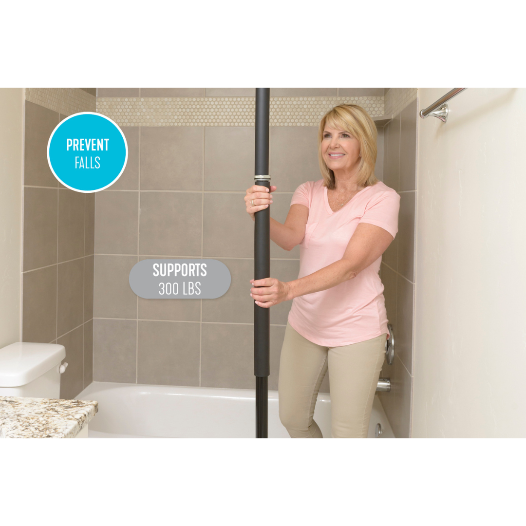 Stander Wonder Security Pole Slim – Tension Mounted Floor to Ceiling Transfer Pole and Standing Mobility Aids - primehubstore.shop Security poles