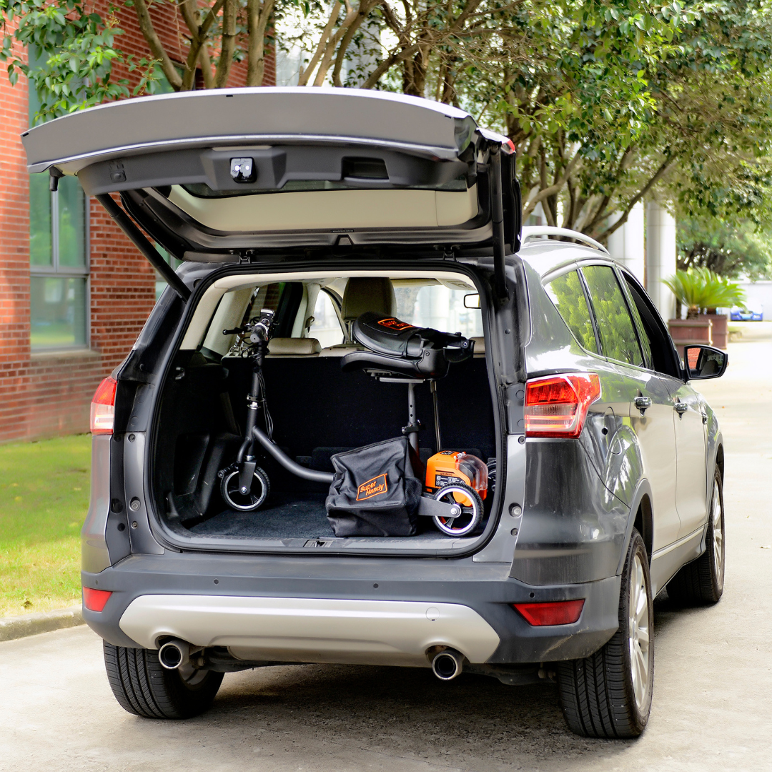 SuperHandy Passport Foldable 3 Wheel Mobility Scooter - 35 lbs GUT112 - primehubstore.shop Scooters