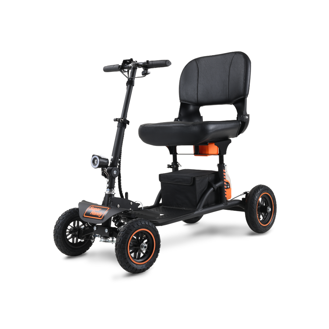 SuperHandy Explorer 4-Wheel Portable Mobility Scooter with Suspension GUT161 - primehubstore.shop Mobility Scooters