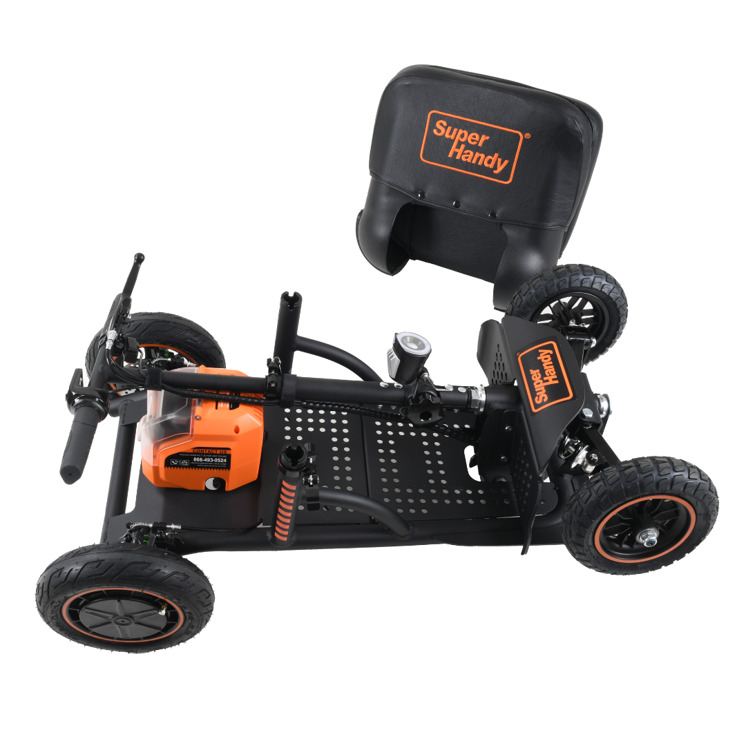 SuperHandy Explorer 4-Wheel Portable Mobility Scooter with Suspension GUT161 - primehubstore.shop Mobility Scooters
