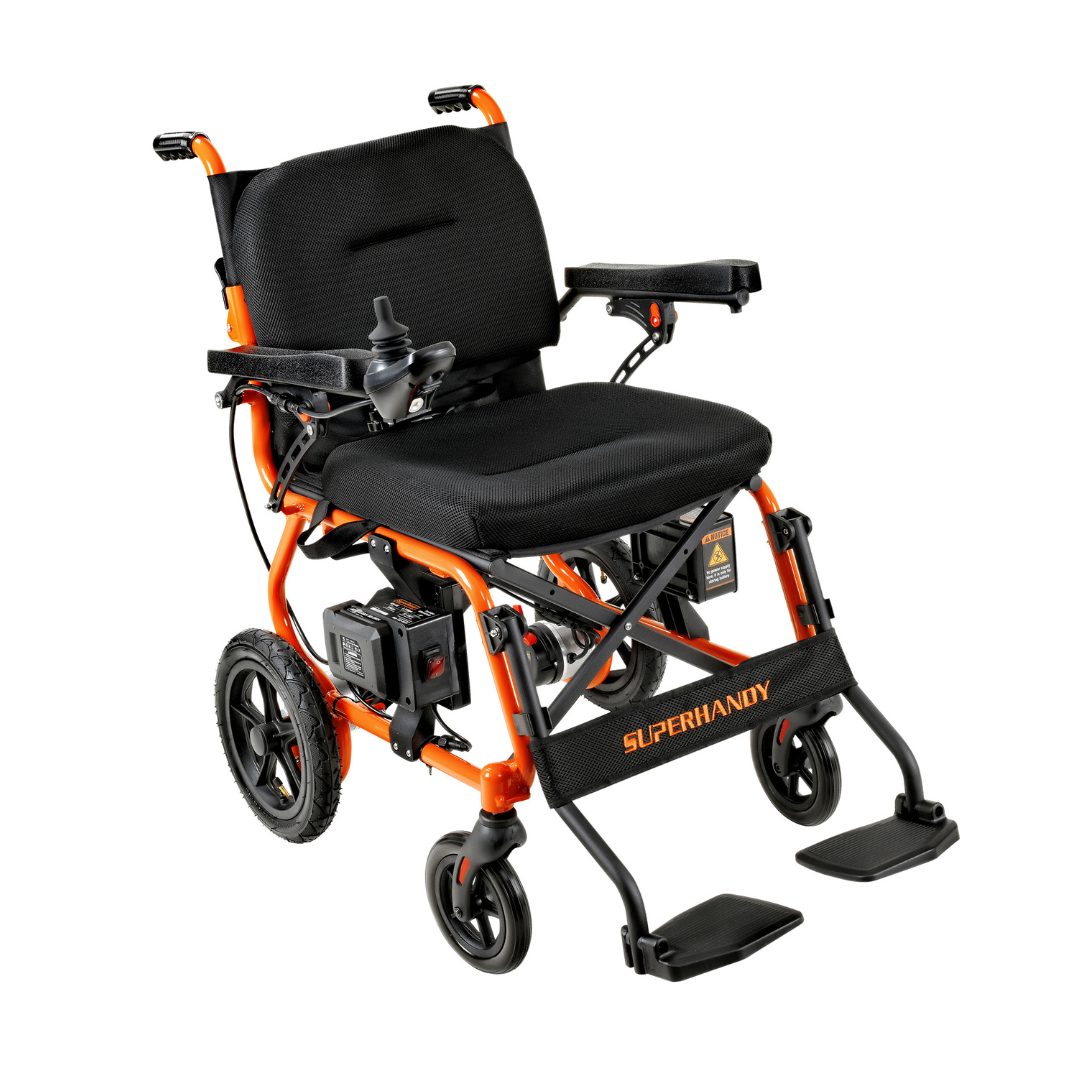 SuperHandy GoRide 2 Portable Electric Wheelchair - Airline Approved GUT166 - primehubstore.shop Power Chairs