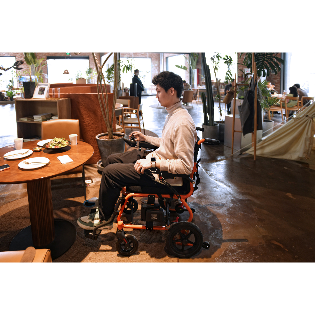 SuperHandy GoRide 2 Portable Electric Wheelchair - Airline Approved GUT166 - primehubstore.shop Power Chairs