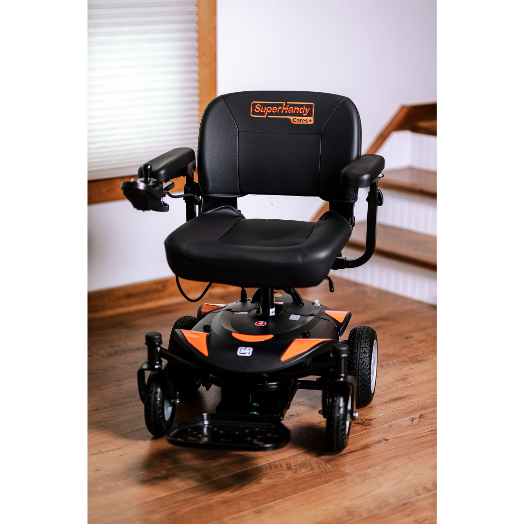SuperHandy GoRide CRX Power Wheelchair with Reclining Backrest GUT171 - primehubstore.shop Power Chairs