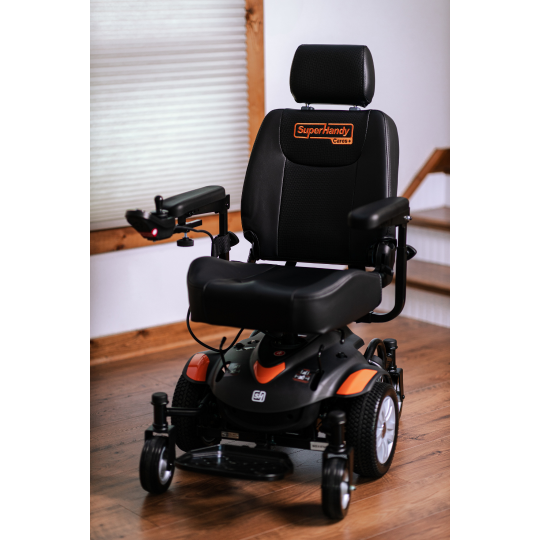 SuperHandy GoRide CRX Power Wheelchair with Reclining Backrest GUT171 - primehubstore.shop Power Chairs