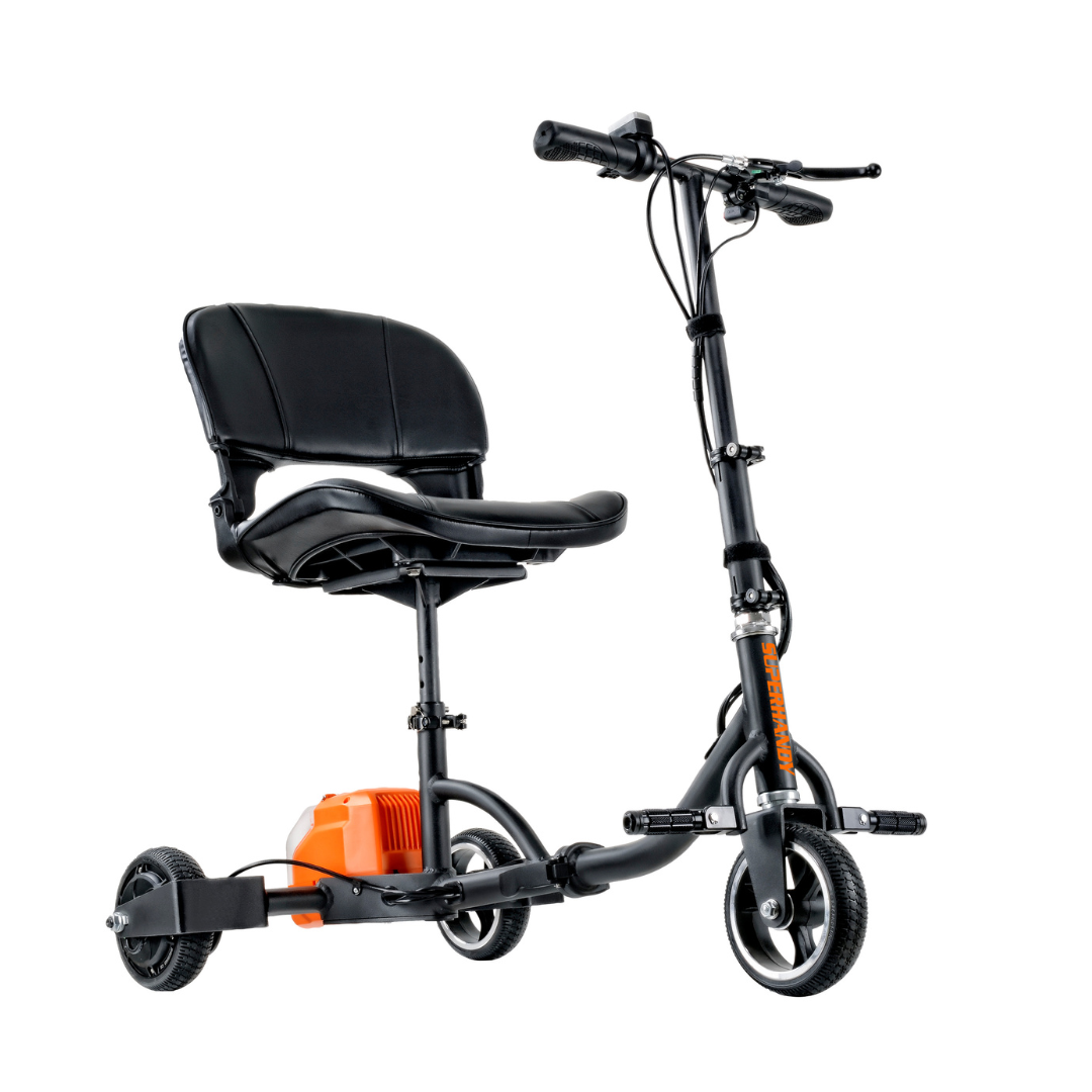 SuperHandy Passport Foldable 3 Wheel Mobility Scooter - 35 lbs GUT112 - primehubstore.shop Scooters