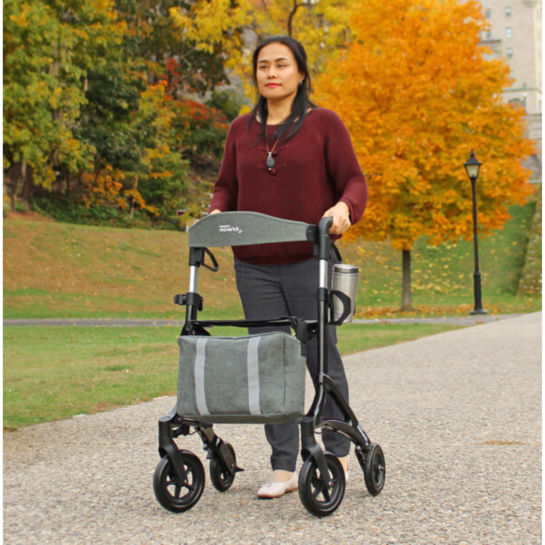 Triumph Mobility Maverick Carbon Fiber Rollator - Only 13.8 lbs - primehubstore.shop Rollators