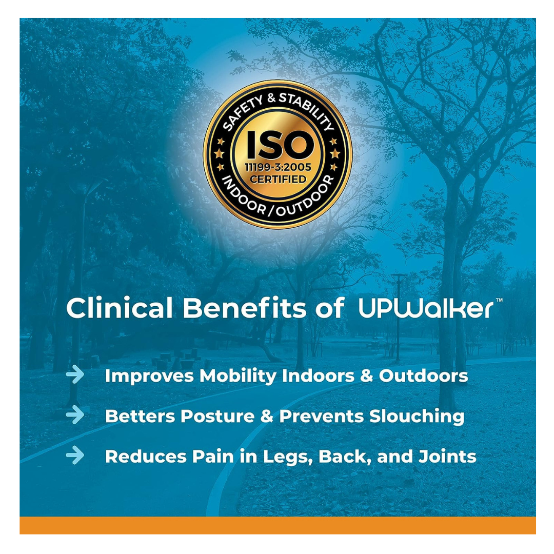 LifeWalker Mobility UPWalker - Innovative Upright Folding Rolling Walker - primehubstore.shop Upright Walkers