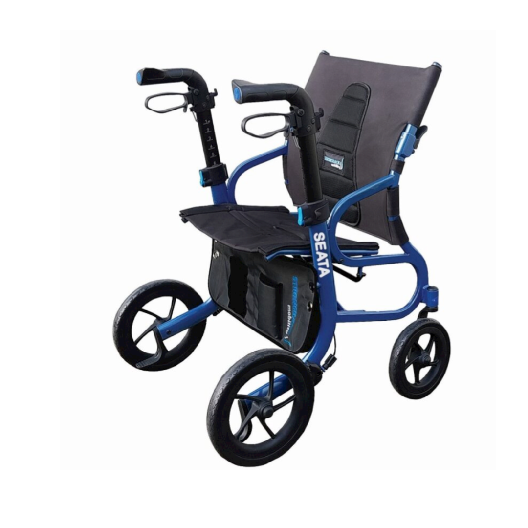 Strongback Mobility SEATA Rollator - Lightweight with Ergonomic Back Support - primehubstore.shop Rollators