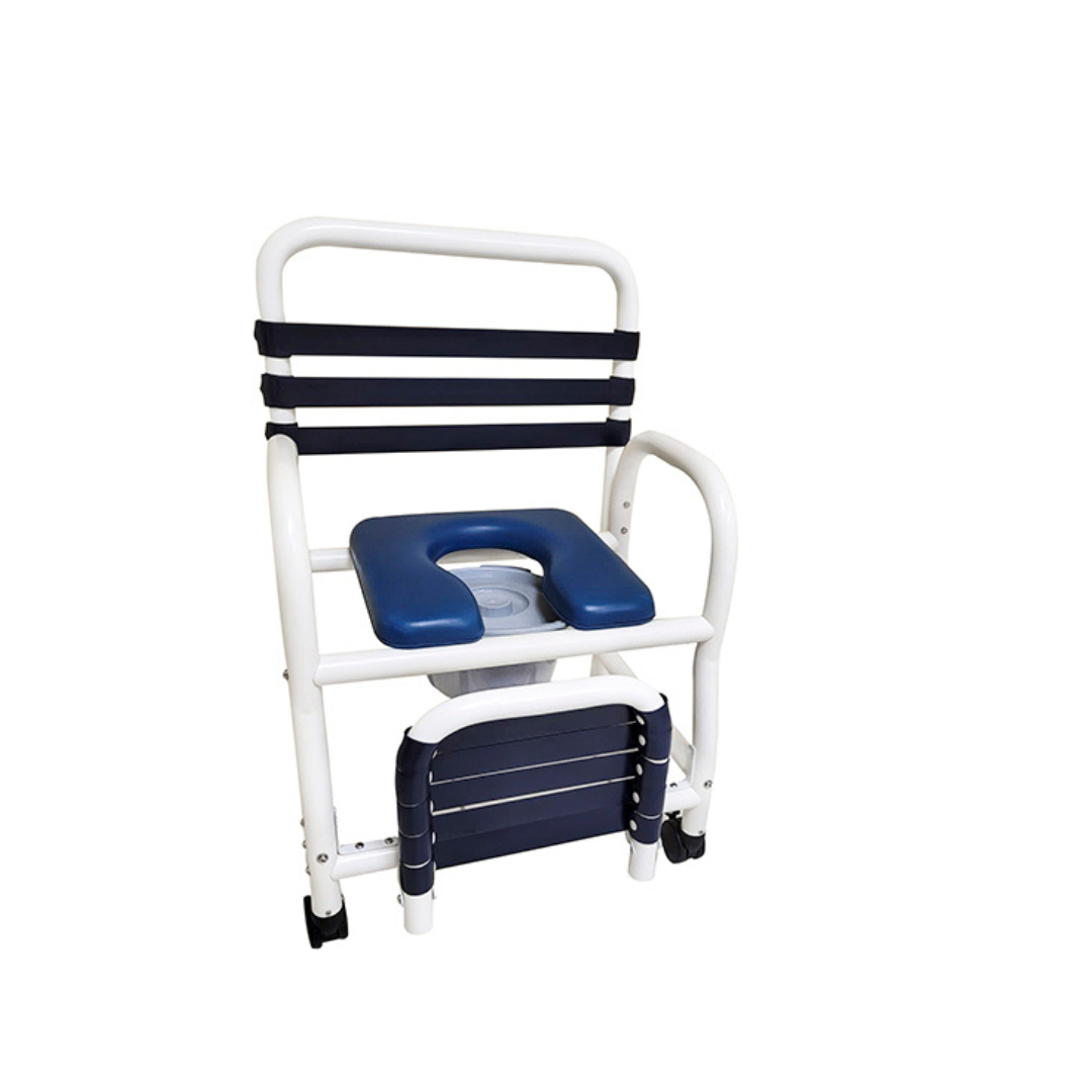 Mor-Medical Deluxe New Era Infection Control Shower Commode Chair - primehubstore.shop PVC Shower Chairs