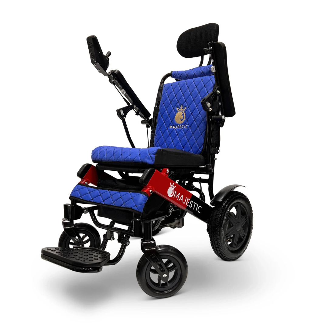ComfyGo MAJESTIC IQ-9000 Lightweight Folding Power Wheelchair - primehubstore.shop Power Chairs