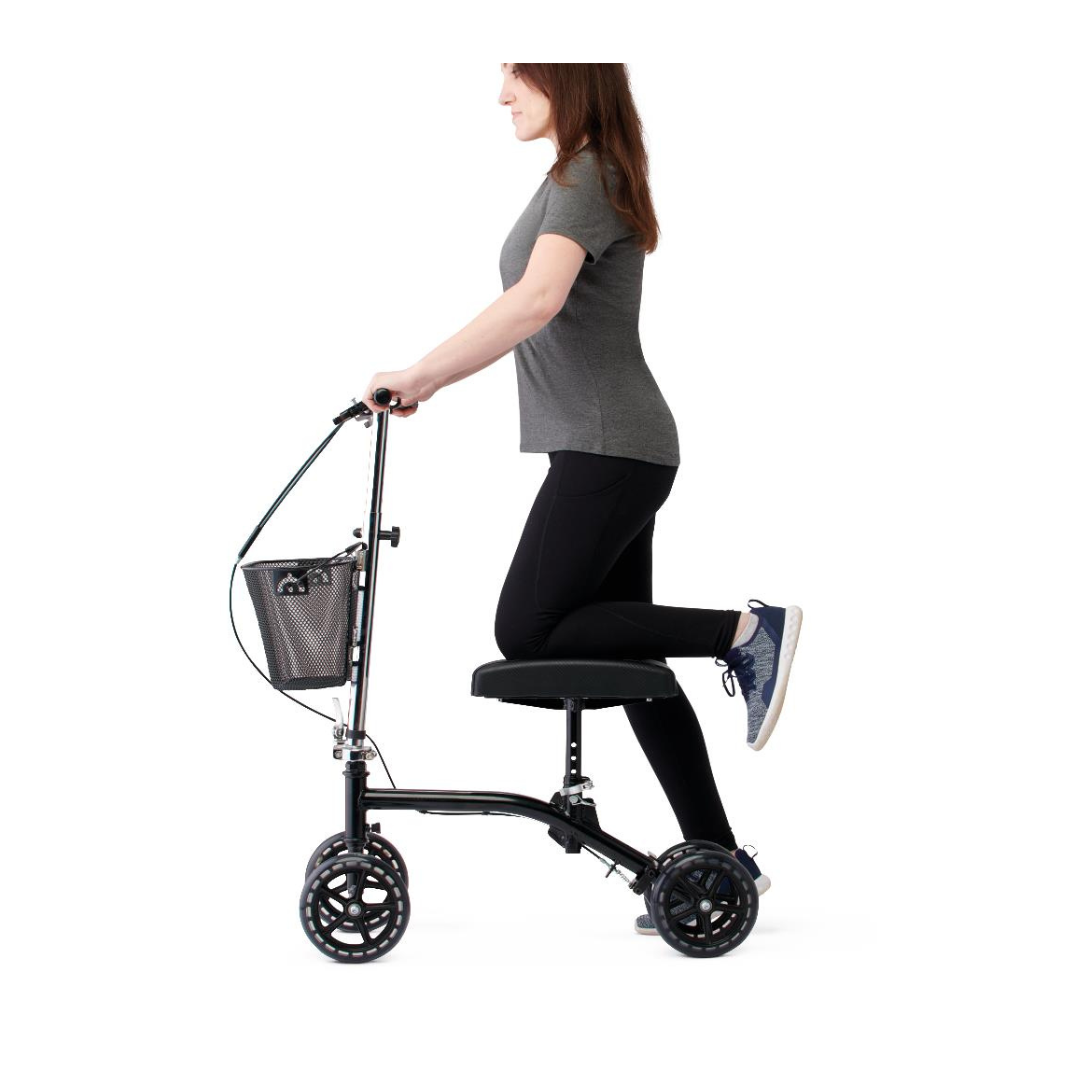 Medline Gen 4 Lightweight Folding Knee Walker with Large 8" Wheels - primehubstore.shop Knee Walkers