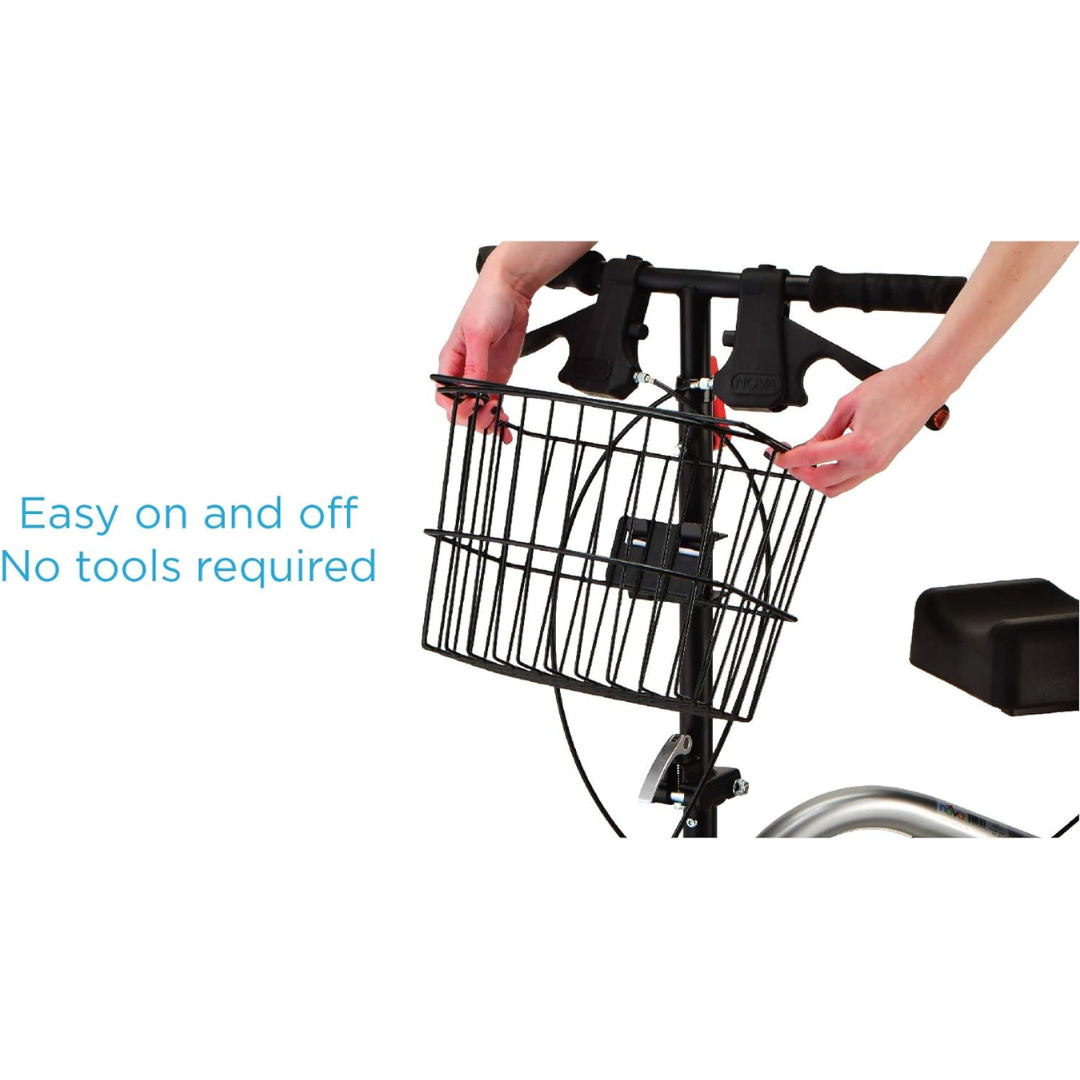 Nova Medical Knee Walker Basket for TKW Series - primehubstore.shop Walker Parts & Accessories