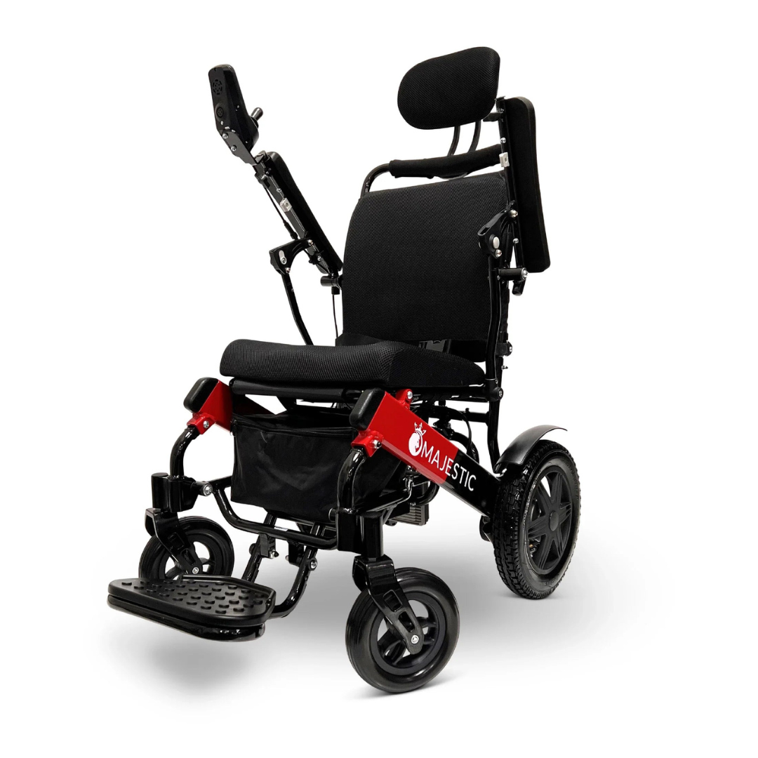 ComfyGo MAJESTIC IQ-9000 Lightweight Folding Power Wheelchair - primehubstore.shop Power Chairs