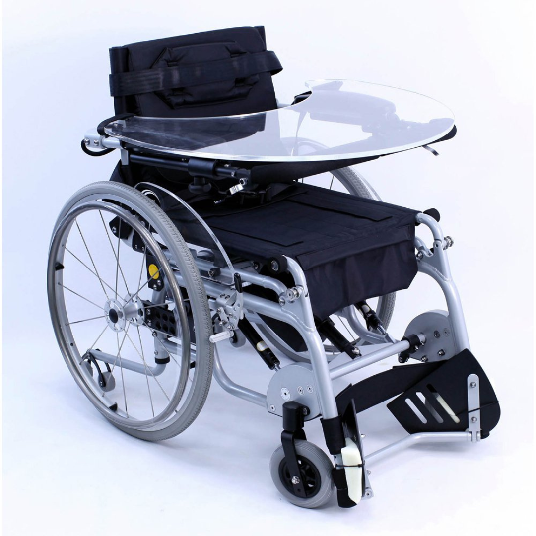 Karman XO-101 Lightweight Manual Propel Power Standing Wheelchairs with Tray - primehubstore.shop Wheelchairs