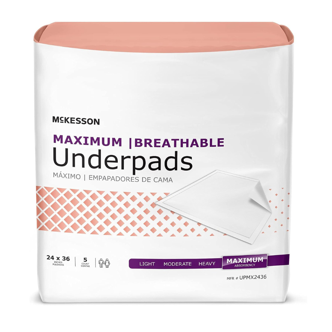 Mckesson Disposable Underpads Breathable Max - Heavy Absorbency - primehubstore.shop Underpads