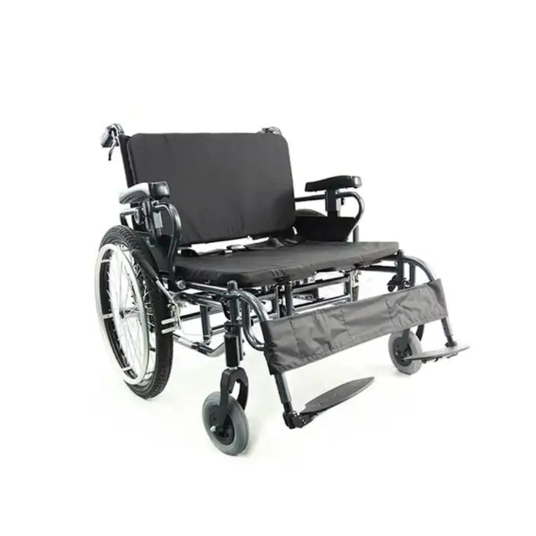 Karman Healthcare Self Propelled Foldable Extra Wide Bariatric Wheelchair - primehubstore.shop Wheelchairs