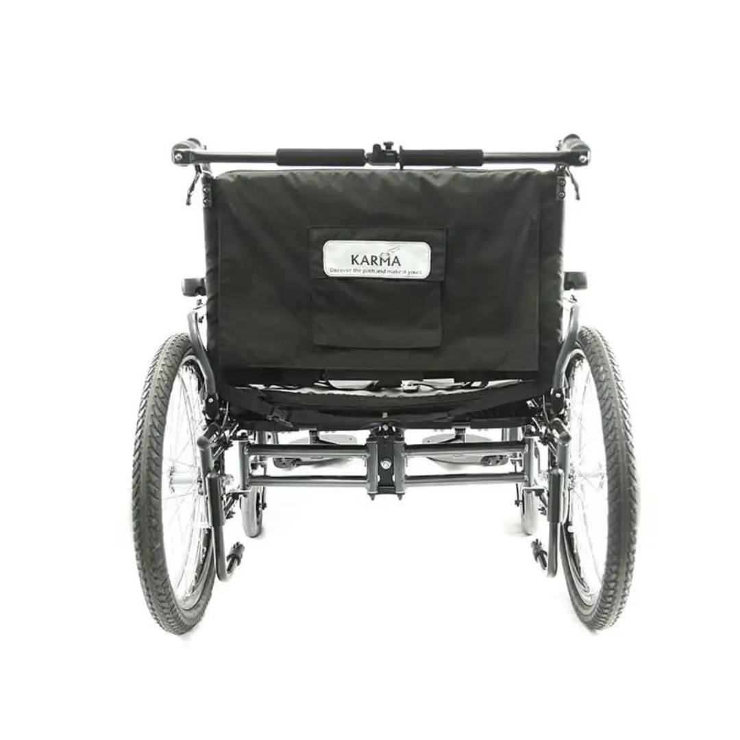 Karman Healthcare Self Propelled Foldable Extra Wide Bariatric Wheelchair - primehubstore.shop Wheelchairs