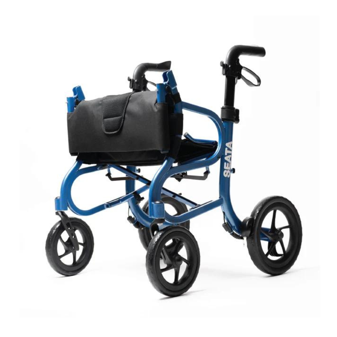 Strongback Mobility SEATA Rollator - Lightweight with Ergonomic Back Support - primehubstore.shop Rollators
