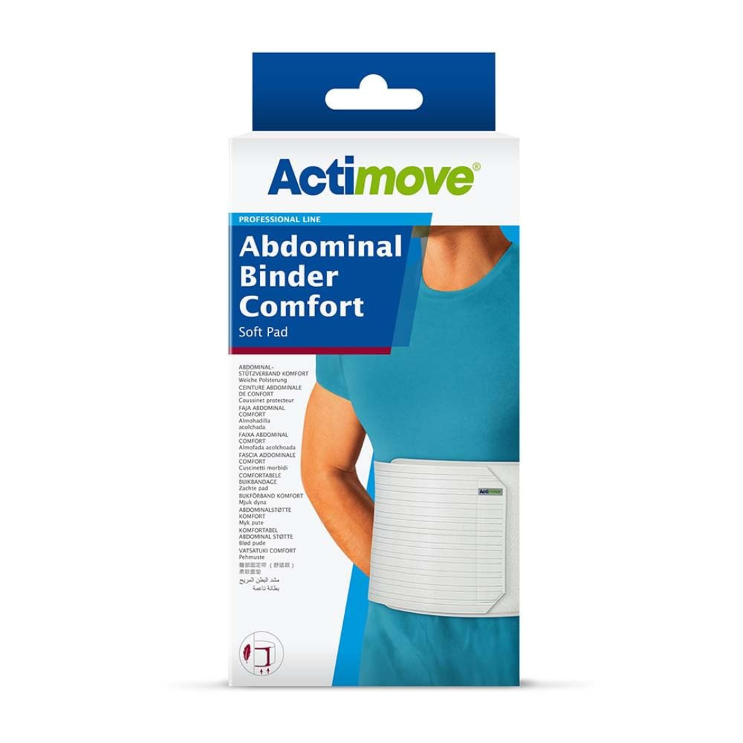Actimove Abdominal Binder Comfort with Soft Pad - Compression Garment - primehubstore.shop Abdominal Support