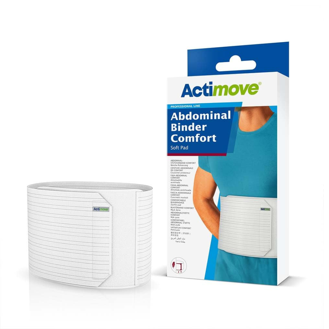 Actimove Abdominal Binder Comfort with Soft Pad - Compression Garment - primehubstore.shop Abdominal Support