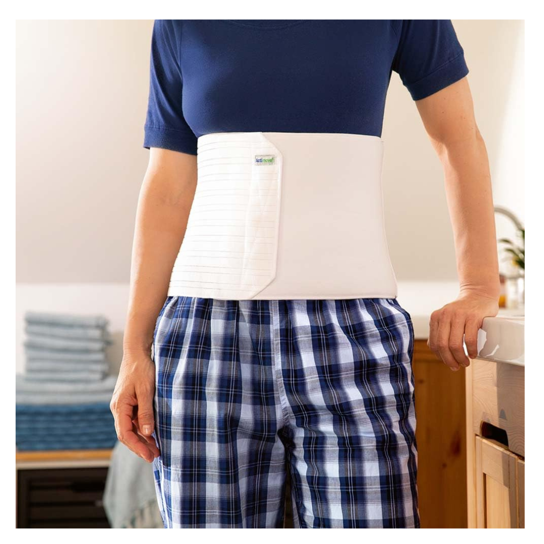 Actimove Abdominal Binder Comfort with Soft Pad - Compression Garment - primehubstore.shop Abdominal Support