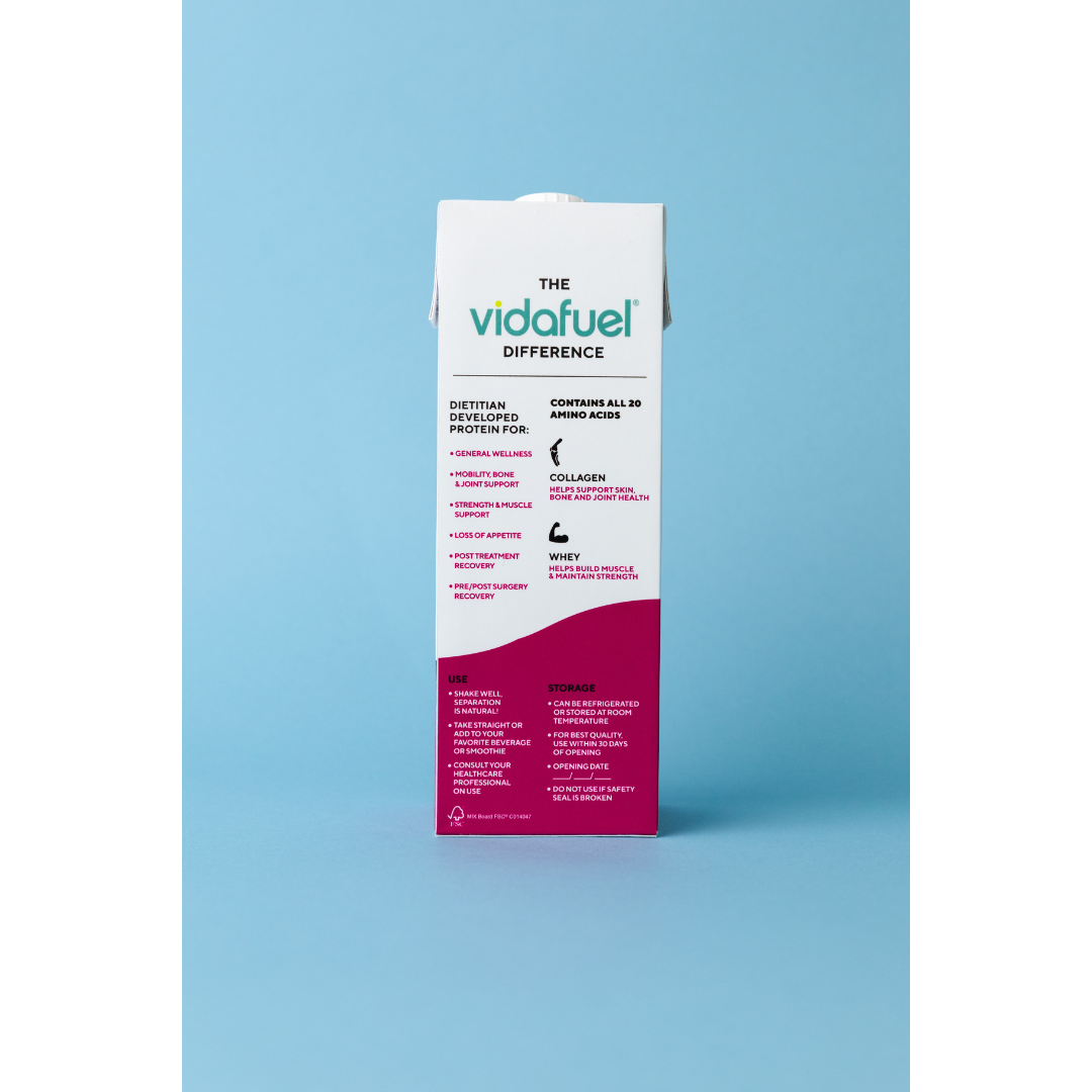 VidaFuel Wellness Protein Drink with Collagen and Whey - 32 oz Carton - primehubstore.shop Protein Supplements