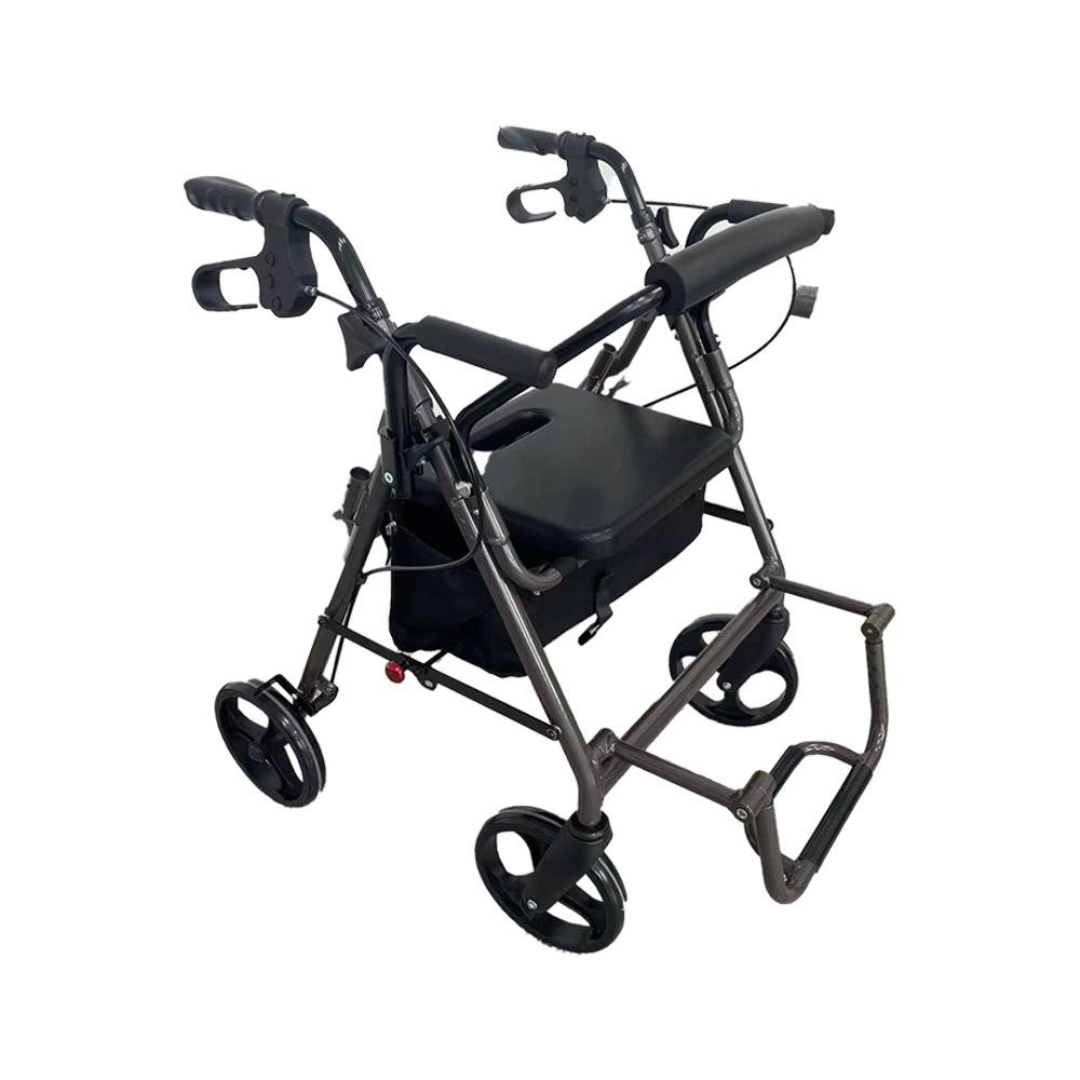 Rhythm Healthcare Tempo Hybrid Transport Chair Rollator - primehubstore.shop Hybrid Transport Chair/Rollators